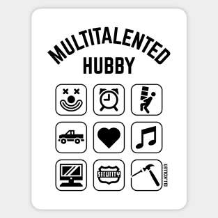 Multitalented Hubby (9 Icons / Husband) Sticker